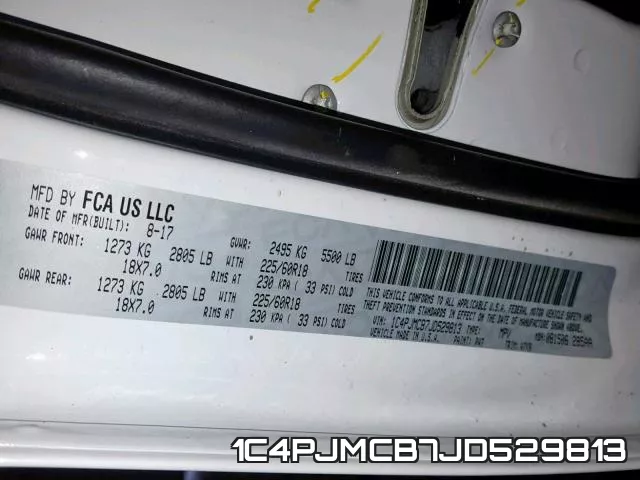 1C4PJMCB7JD529813 фото 2