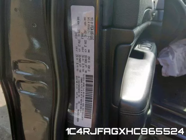 1C4RJFAGXHC865524 фото 2