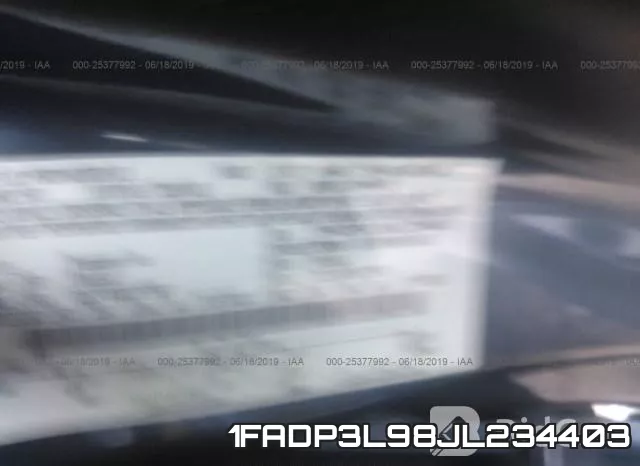 1FADP3L98JL234403 фото 10