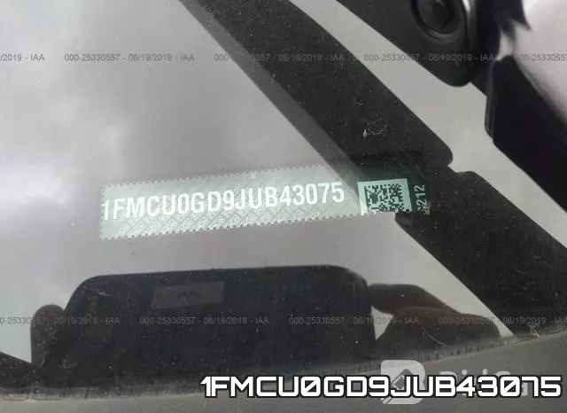 1FMCU0GD9JUB43075 фото 10