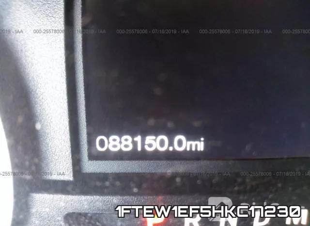 1FTEW1EF5HKC17230 фото 8