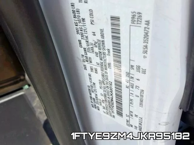 1FTYE9ZM4JKA95182 фото 2