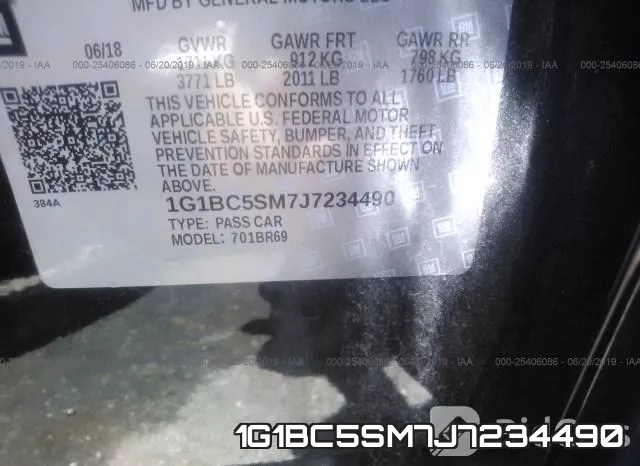 1G1BC5SM7J7234490 фото 10