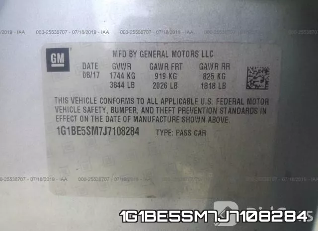 1G1BE5SM7J7108284 фото 10