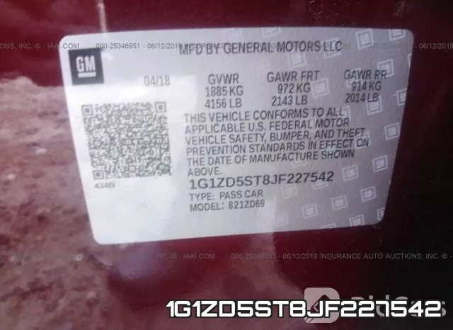 1G1ZD5ST8JF227542 фото 10