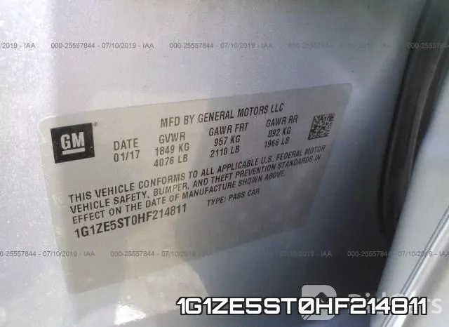 1G1ZE5ST0HF214811 фото 10