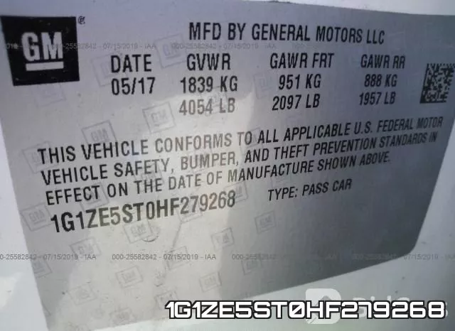 1G1ZE5ST0HF279268 фото 10