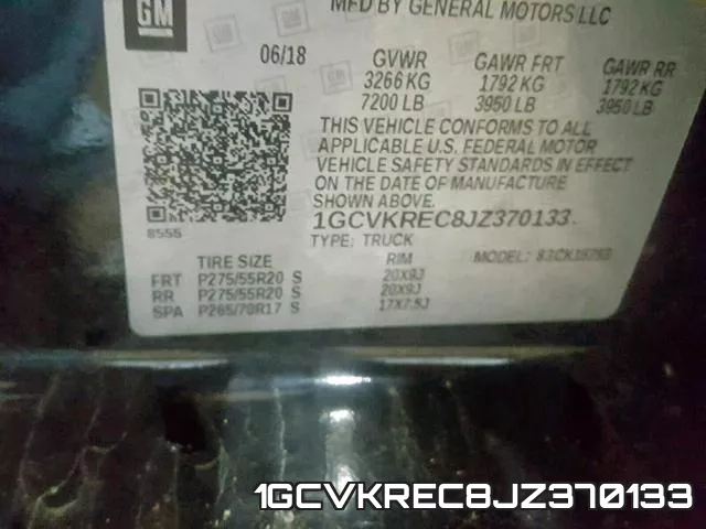 1GCVKREC8JZ370133 фото 2