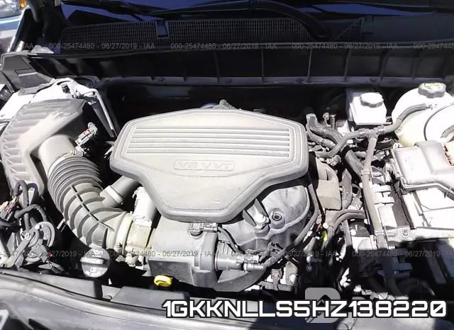 1GKKNLLS5HZ138220 фото 2