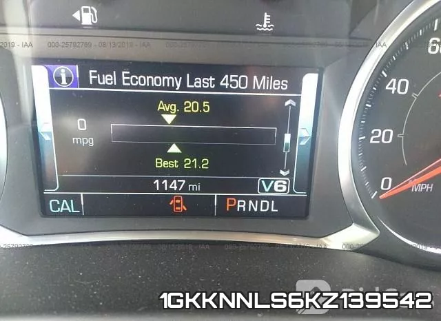 1GKKNNLS6KZ139542 фото 8