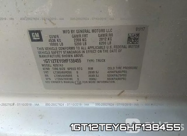 1GT12TEY6HF138455 фото 10