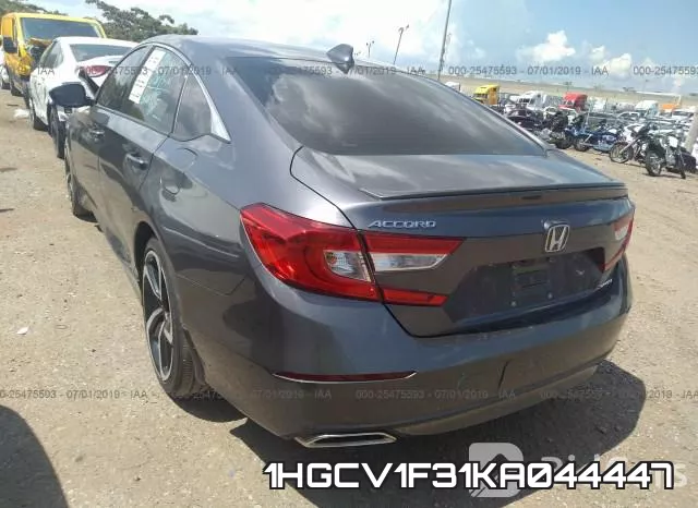 1HGCV1F31KA044447 фото 4