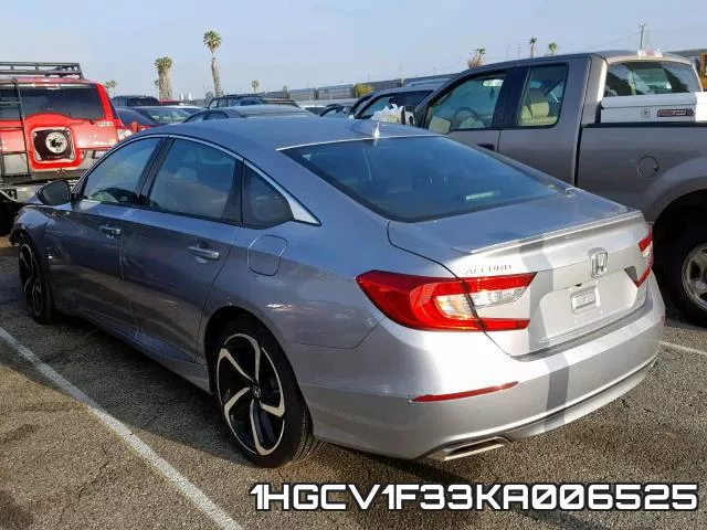 1HGCV1F33KA006525 фото 3