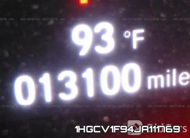 1HGCV1F94JA111769 фото 8