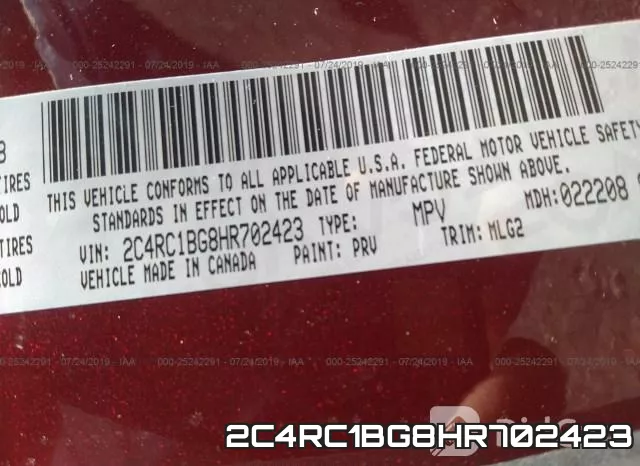 2C4RC1BG8HR702423 фото 10