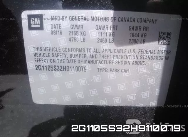 2G1105S32H9110079 фото 10