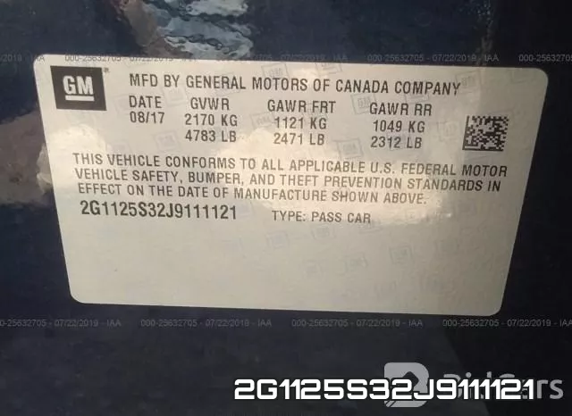 2G1125S32J9111121 фото 10