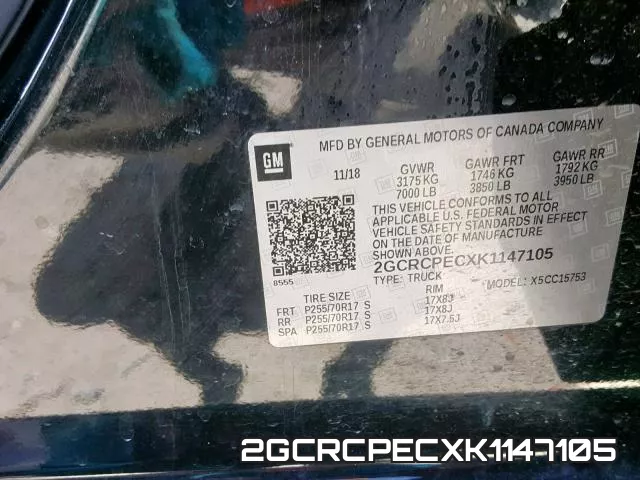 2GCRCPECXK1147105 фото 2