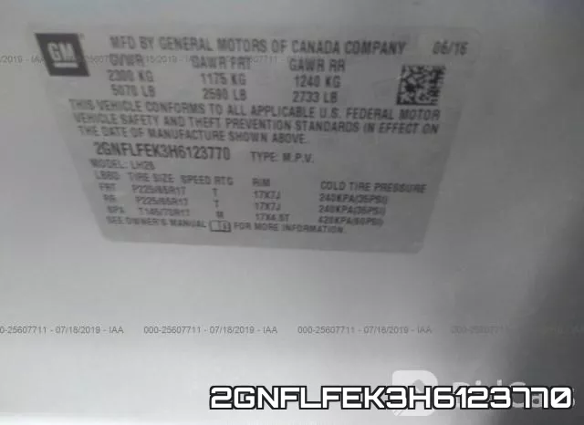 2GNFLFEK3H6123770 фото 9