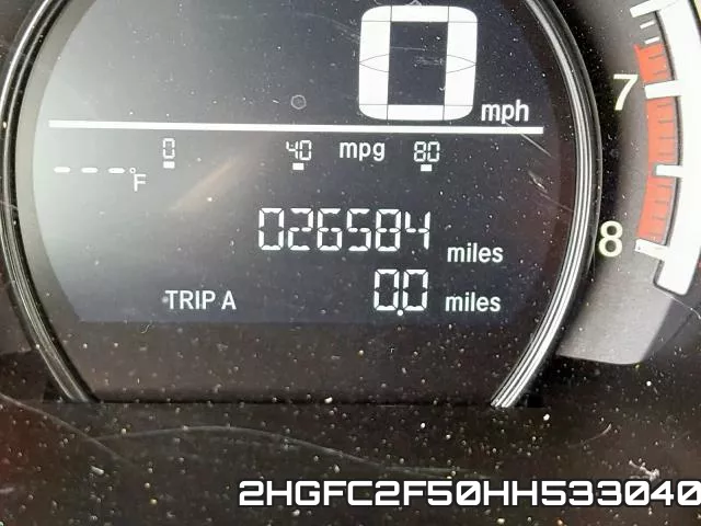 2HGFC2F50HH533040 фото 9
