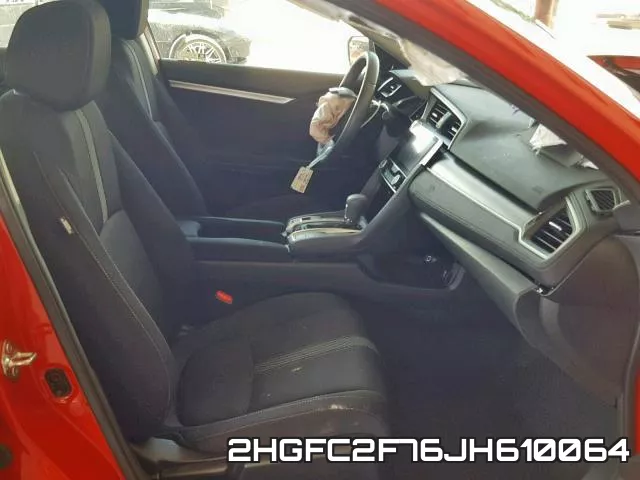 2HGFC2F76JH610064 фото 6