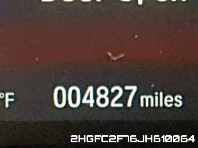 2HGFC2F76JH610064 фото 9