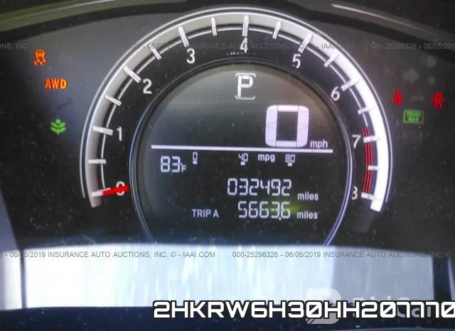 2HKRW6H30HH207770 фото 8