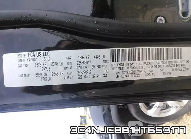 3C4NJCBB1HT653177 фото 10