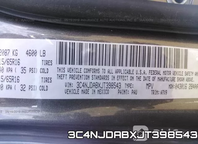 3C4NJDABXJT398543 фото 10