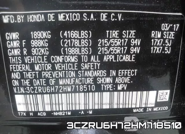 3CZRU6H72HM718510 фото 10