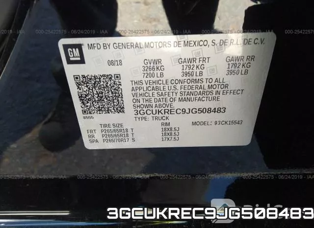 3GCUKREC9JG508483 фото 10