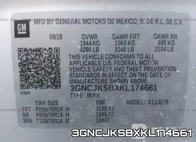 3GNCJKSBXKL174661 фото 10