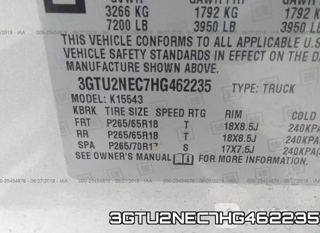 3GTU2NEC7HG462235 фото 10