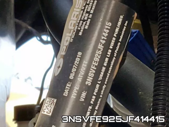 3NSVFE925JF414415 фото 2