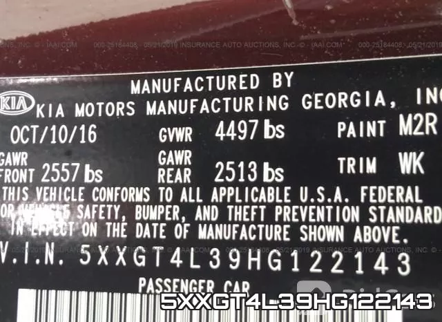 5XXGT4L39HG122143 фото 10