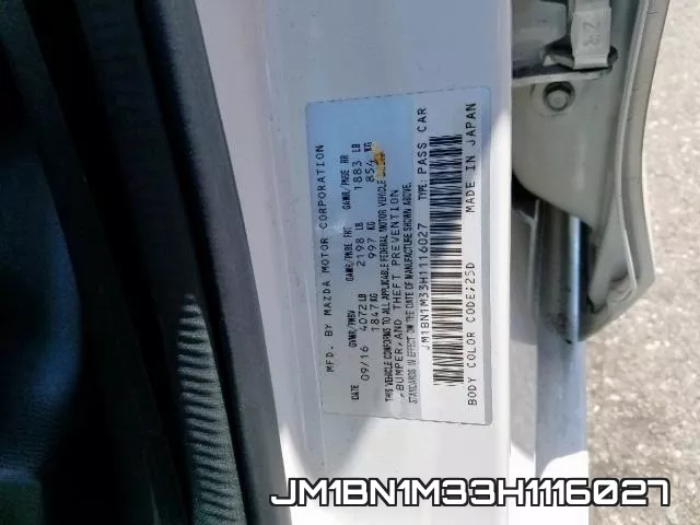 JM1BN1M33H1116027 фото 2