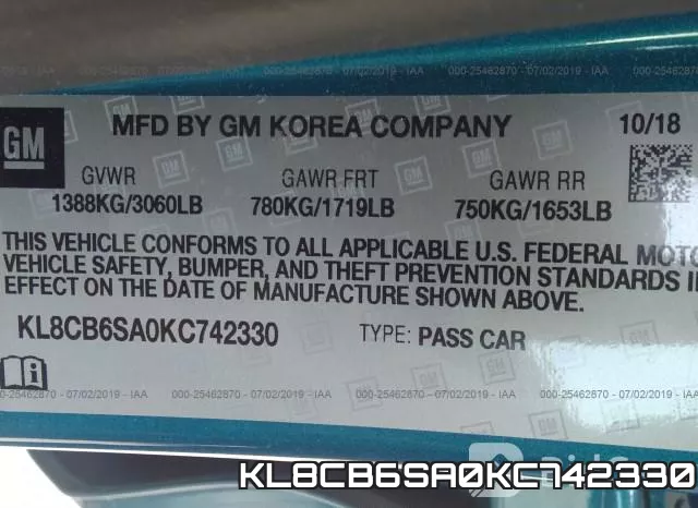 KL8CB6SA0KC742330 фото 10