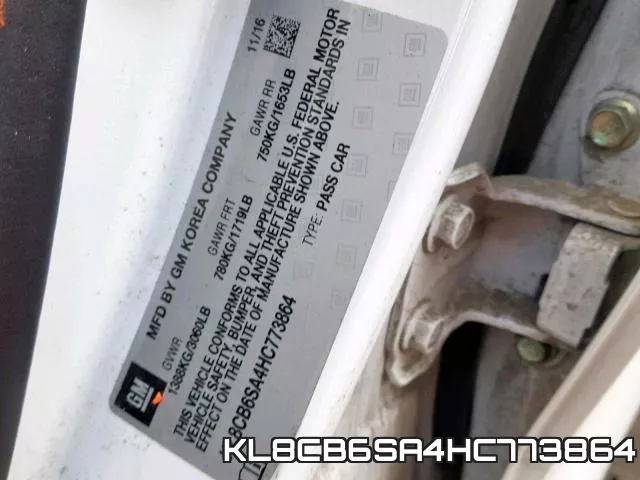 KL8CB6SA4HC773864 фото 2