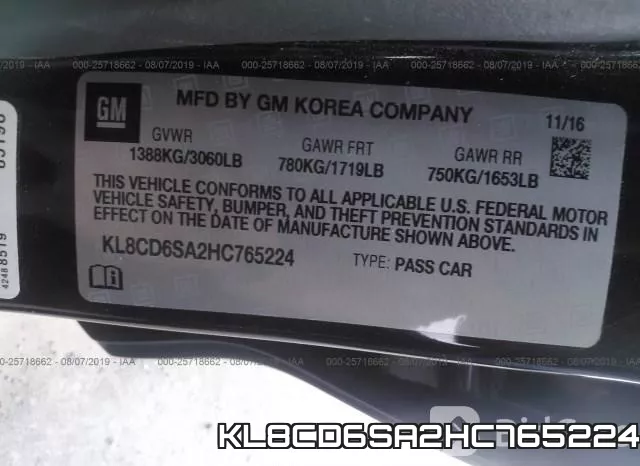 KL8CD6SA2HC765224 фото 10