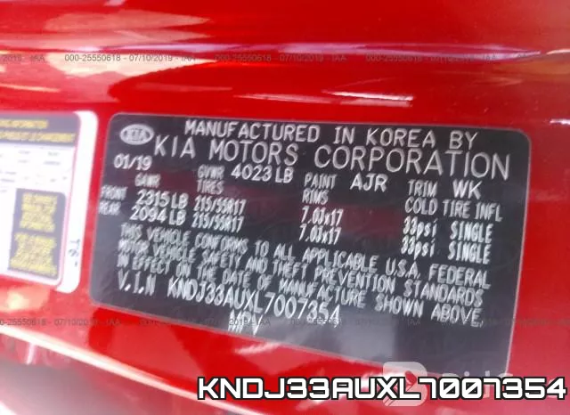 KNDJ33AUXL7007354 фото 10