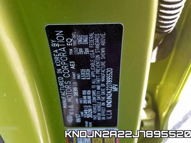 KNDJN2A22J7895520 фото 2