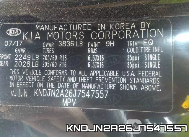 KNDJN2A26J7547557 фото 10