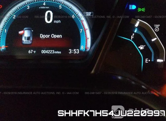 SHHFK7H54JU220997 фото 8