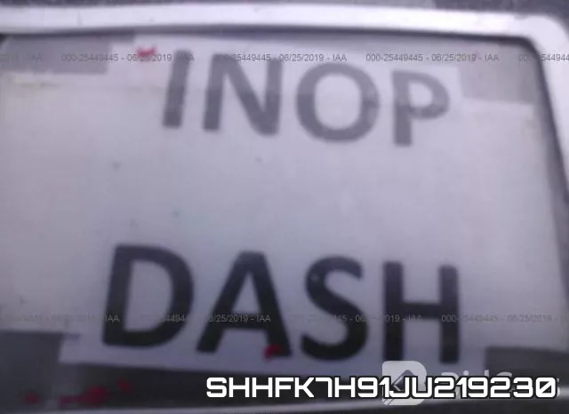 SHHFK7H91JU219230 фото 8