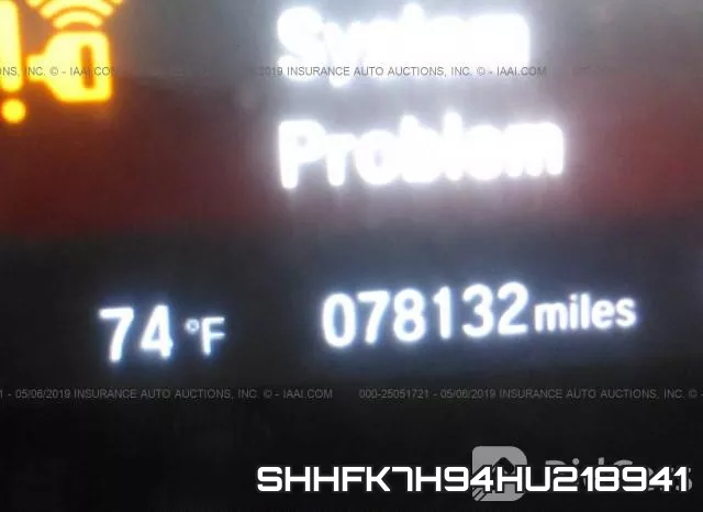 SHHFK7H94HU218941 фото 8