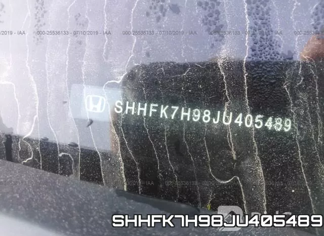 SHHFK7H98JU405489 фото 10