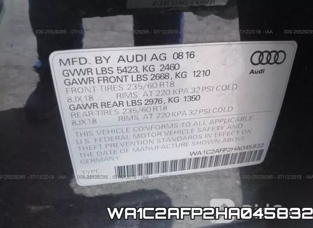 WA1C2AFP2HA045832 фото 10