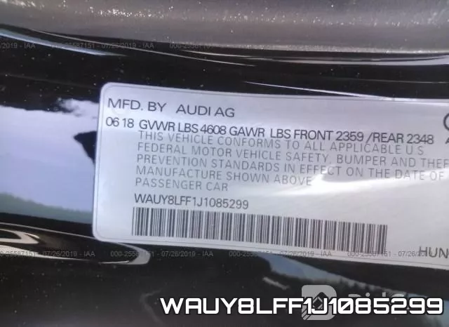 WAUY8LFF1J1085299 фото 10