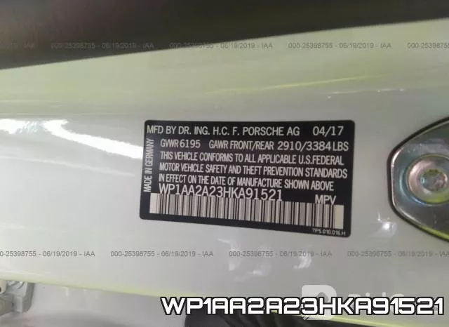 WP1AA2A23HKA91521 фото 10