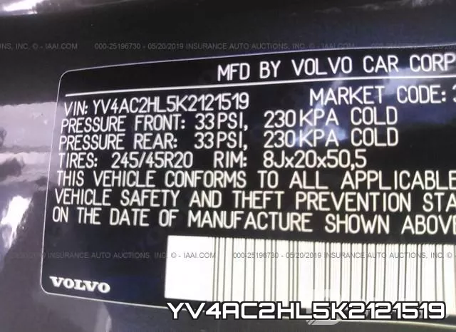 YV4AC2HL5K2121519 фото 10